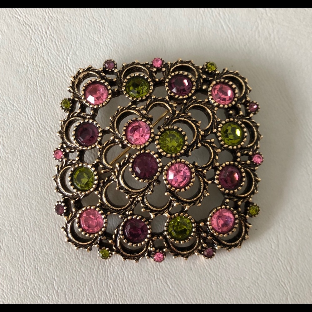 Vintage Coventry Square Brooch